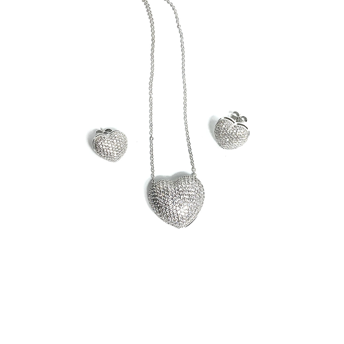 Eternal Spark Diamond Heart Set