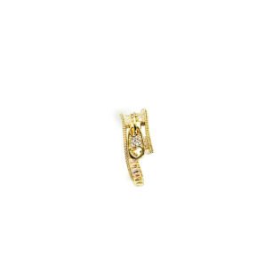 Luxe Sparkle Gold Ring